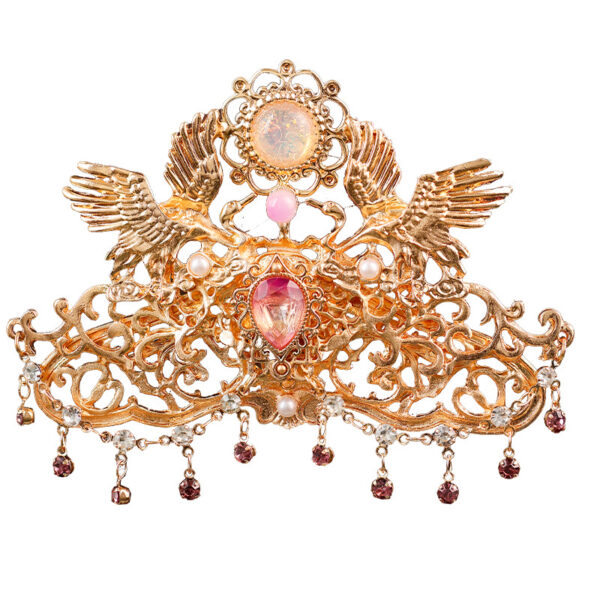 Imperial Phoenix Crown - Sacred Feminine Energy Hair Accessory - Image 3